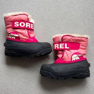 Sorel toddler girls Snow Commander boot